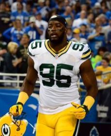 Green Bay Packers defensive end Datone Jones (95) against the Detroit Lions at Ford Field. Mandatory Credit: Andrew Weber-USA TODAY Sports