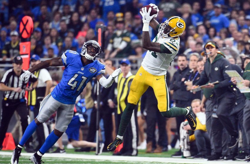 Jan 1, 2017; Detroit, MI, USA; Green Bay Packers wide receiver <a rel=