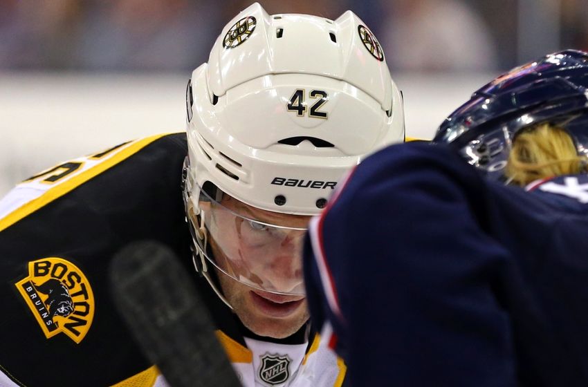 Boston Bruins David Backes Out For Next Two Games
