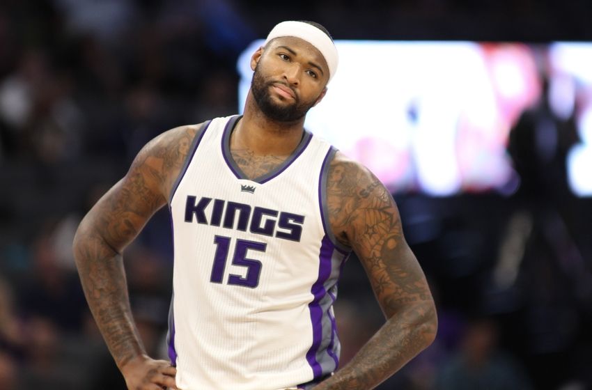 Oct 18, 2016; Sacramento, CA, USA; Sacramento Kings center DeMarcus Cousins (15) during the second quarter against the Los Angeles Clippers at Golden 1 Center. Mandatory Credit: Sergio Estrada-USA TODAY Sports
