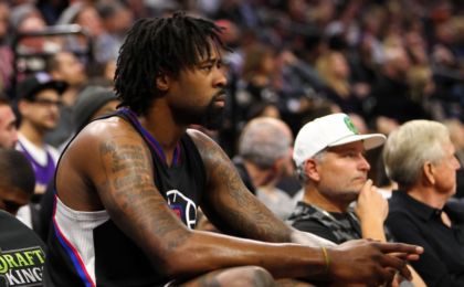 Jan 6, 2017; Sacramento, CA, USA; Los Angeles Clippers center DeAndre Jordan (6) looks on against the Sacramento Kings during the second quarter at Golden 1 Center. Mandatory Credit: Sergio Estrada-USA TODAY Sports