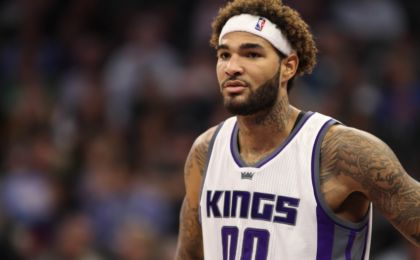 Oct 18, 2016; Sacramento, CA, USA; Sacramento Kings center Willie Cauley-Stein (00) during the fourth quarter against the Los Angeles Clippers at Golden 1 Center. Mandatory Credit: Sergio Estrada-USA TODAY Sports