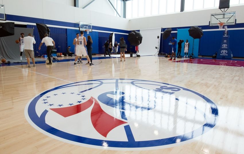 Sep 26, 2016; Philadelphia, PA, USA; General view of the Philadelphia 76ers Training Complex during media day. Mandatory Credit: Bill Streicher-USA TODAY Sports