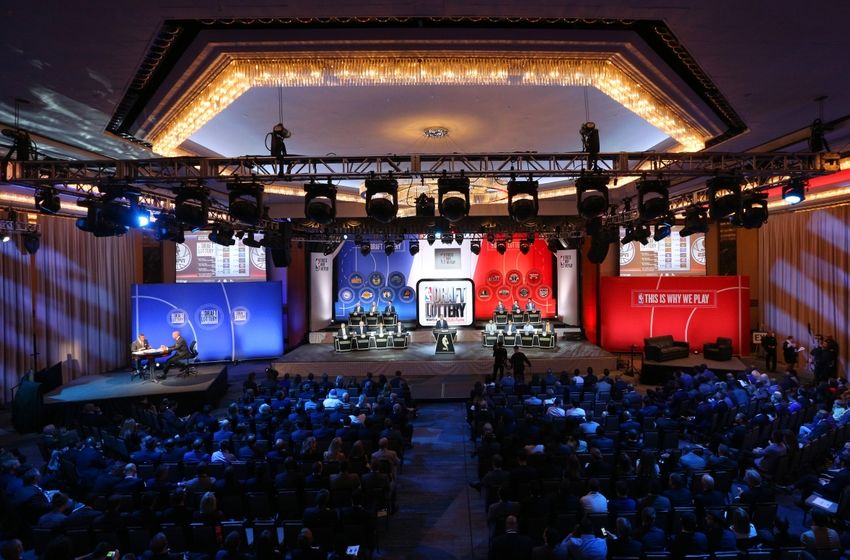 May 17, 2016; New York, NY, USA; General view during the NBA draft lottery at New York Hilton Midtown. The Philadelphia 76ers received the first overall pick in the 2016 draft. Mandatory Credit: Brad Penner-USA TODAY Sports
