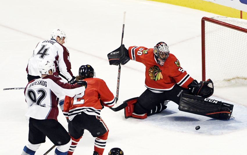 Chicago Blackhawks' Toews and Crawford Shine in OT Loss to Avs
