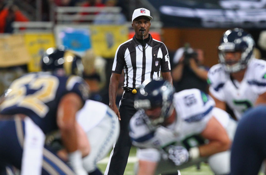 ST. LOUIS, MO - SEPTEMBER 30: Referee Mike Carey