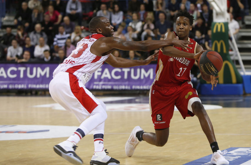 Frank Ntilikina of Strasbourg during the French Pro A between Nancy and Strasbourg on April 16, 2016 in Nancy, France. (Photo by Fred Marvaux/Icon Sport via Getty Images)