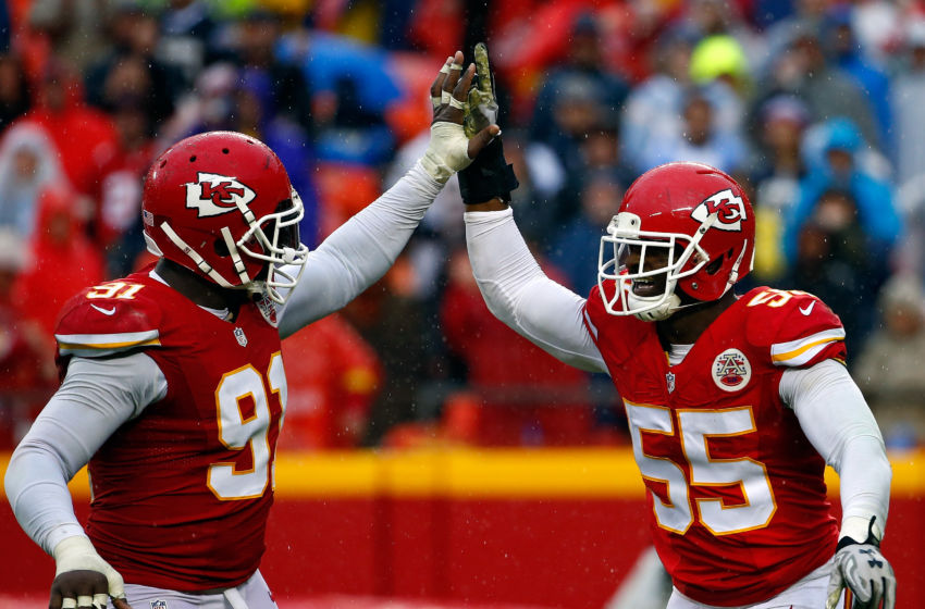 KANSAS CITY, MO - DECEMBER 13: Linebacker Dee Ford
