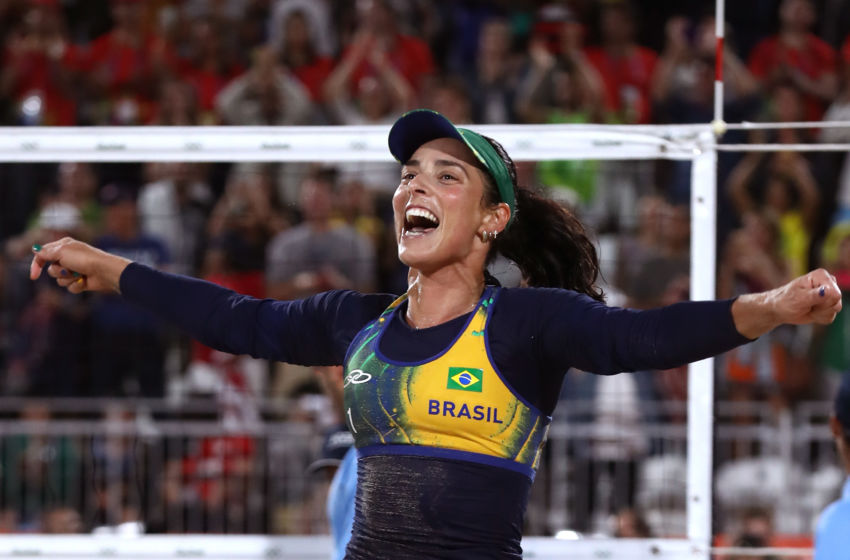 Olympics beach volleyball results August 16