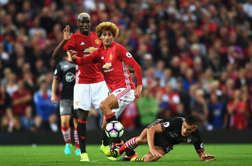 Marouane Fellaini and Paul Pogba operated well together in midfield (Photo by Michael Regan/Getty Images)