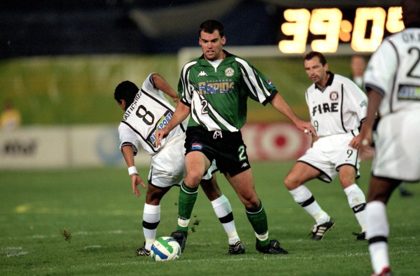 6 Oct 1999: Matt McKeon #2 of the Colorado Rapids controls the ball during the game against the Chicago Fire at the Mile High Stadium in Denver, Colorado. The Fire defeated the Rapids 1-0.