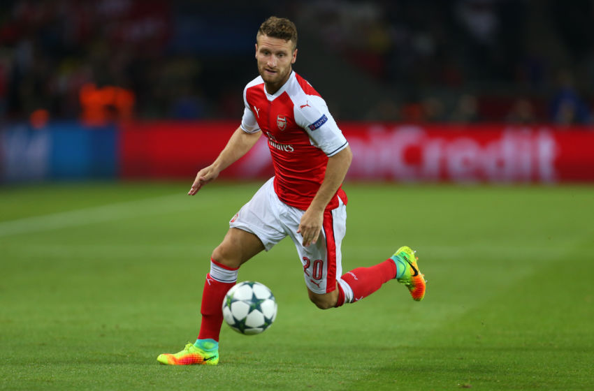 Hasil gambar untuk shkodran mustafi arsenal