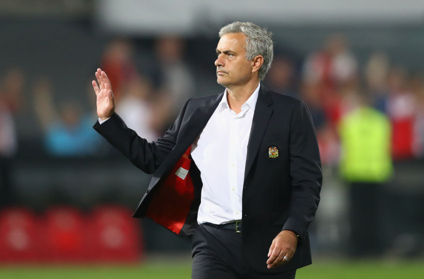 ROTTERDAM, NETHERLANDS - SEPTEMBER 15: Jose Mourinho, Manager of Manchester United looks dejected following his teams defeat in the UEFA Europa League Group A match between Feyenoord and Manchester United FC at Feijenoord Stadion on September 15, 2016 in Rotterdam, . (Photo by Dean Mouhtaropoulos/Getty Images)