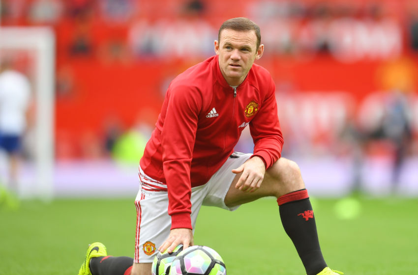 MANCHESTER, ENGLAND - SEPTEMBER 24: Wayne Rooney of Manchester United ...