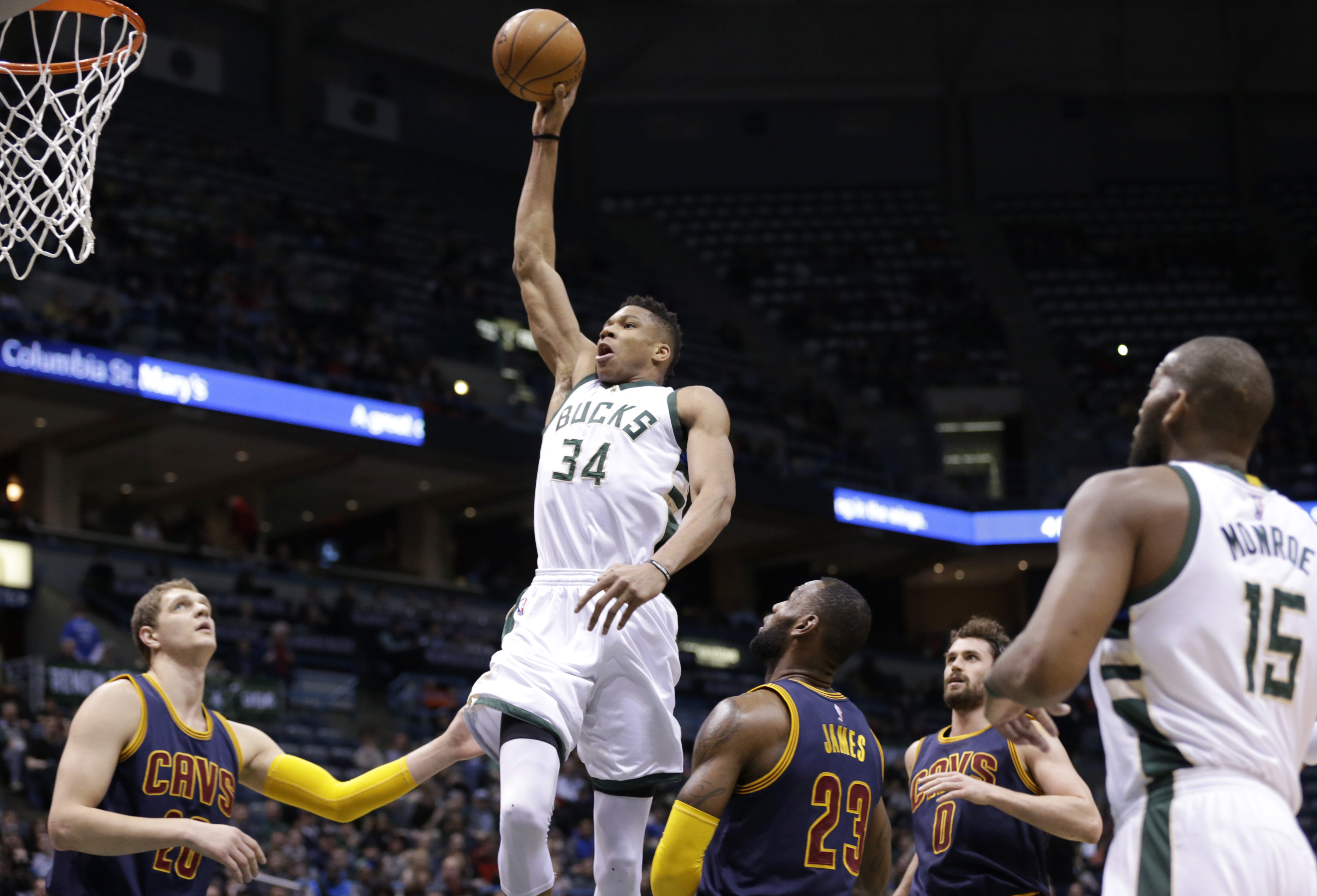 MILWAUKEE, WI - APRIL 05: Giannis Antetokounmpo