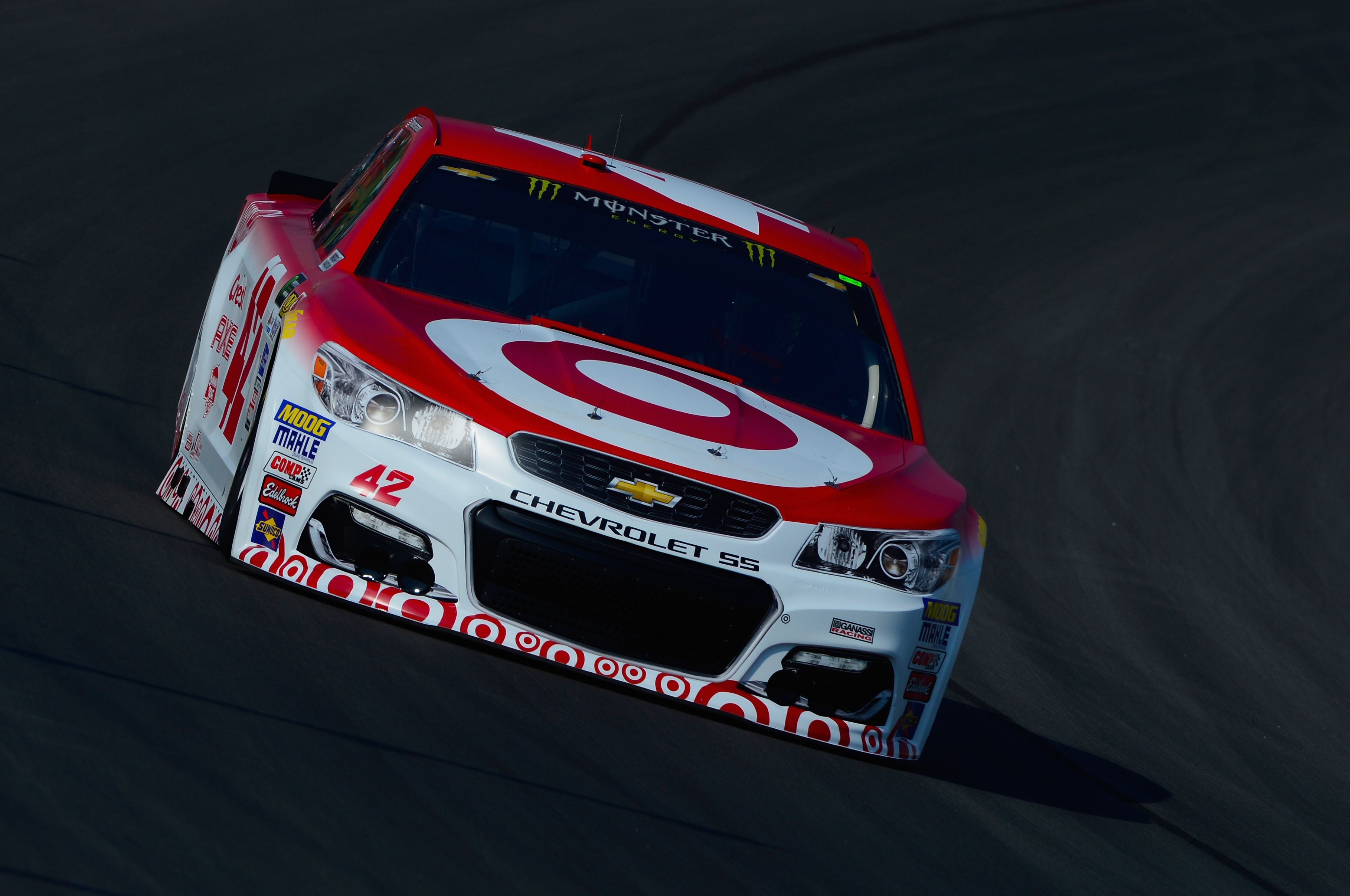 Larson's qualifying time disallowed; Truex new pole victor at NHMS