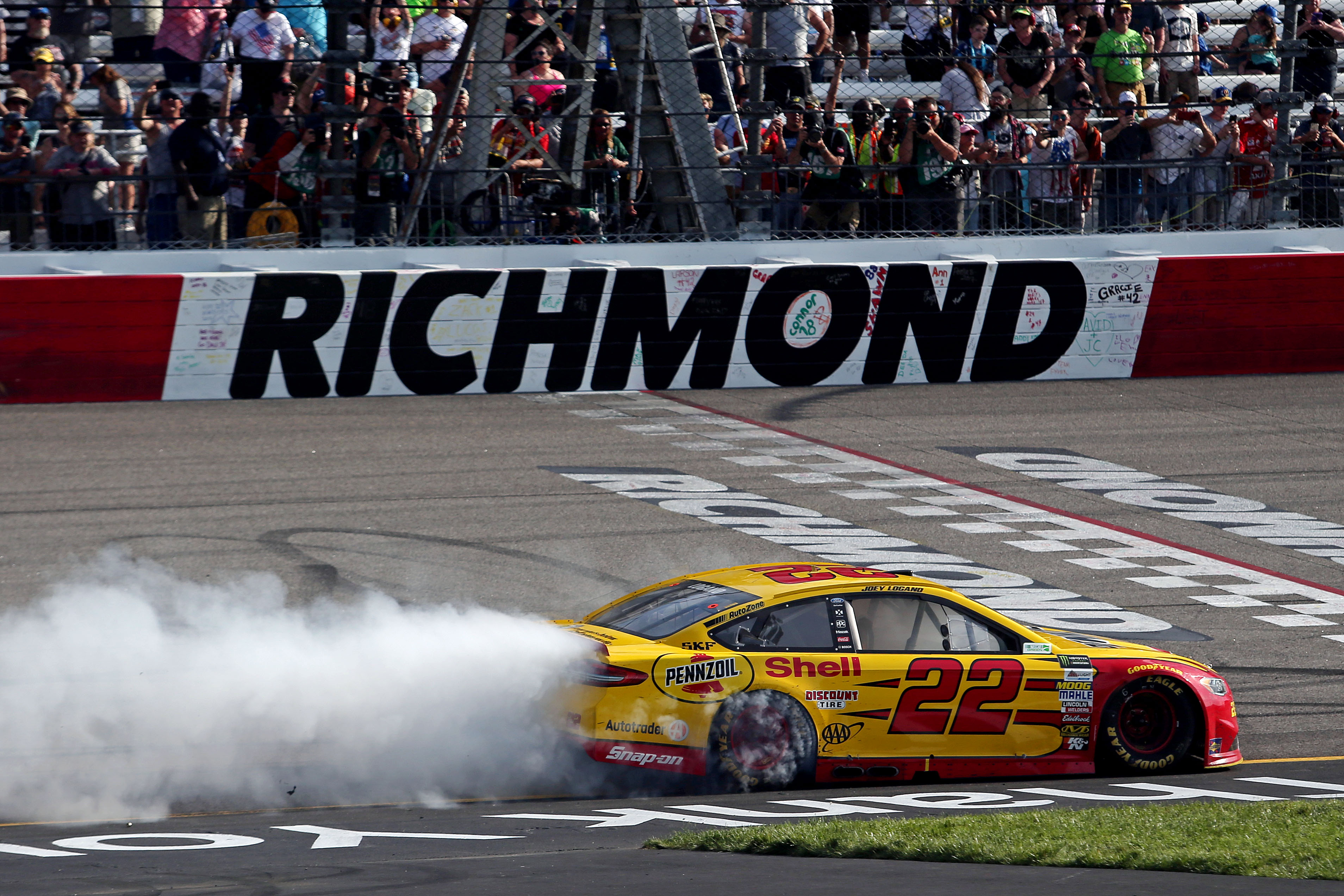 NASCAR Winner Spotlight Joey Logano Wins at Richmond