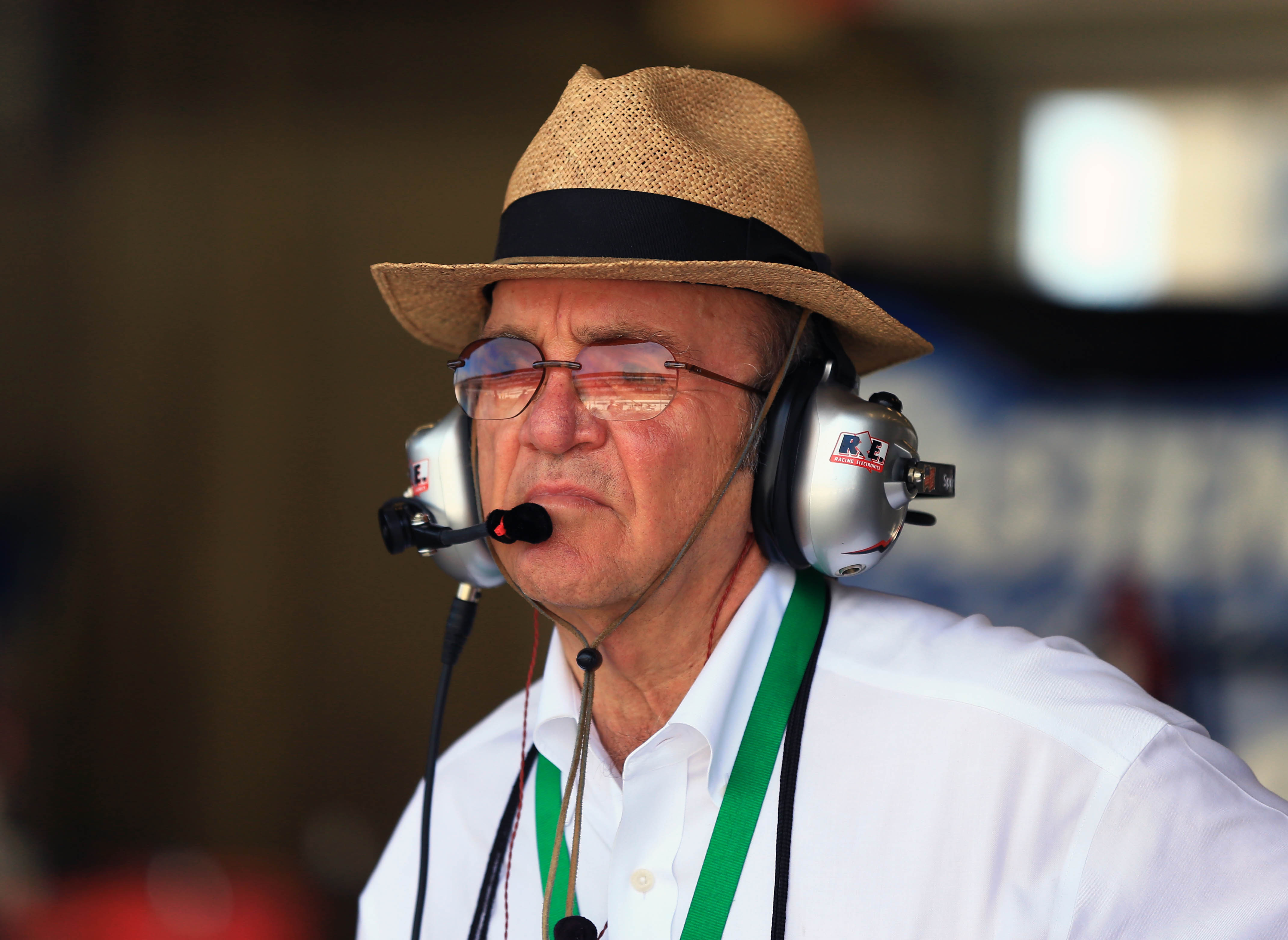 Jul 27, 2013; Indianapolis, IN, USA; NASCAR Sprint Cup Series owner Jack Roush during practice for the Samuel Deeds 400 at the Indianapolis Motor Speedway. Mandatory Credit: Andrew Weber-USA TODAY Sports