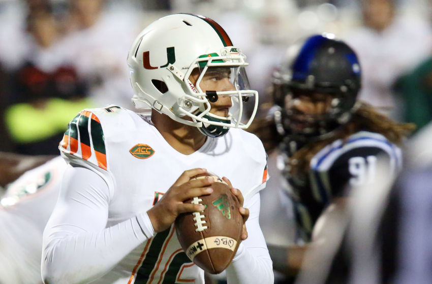 Miami Hurricanes Quarterbacks Under Pressure in Scrimmage