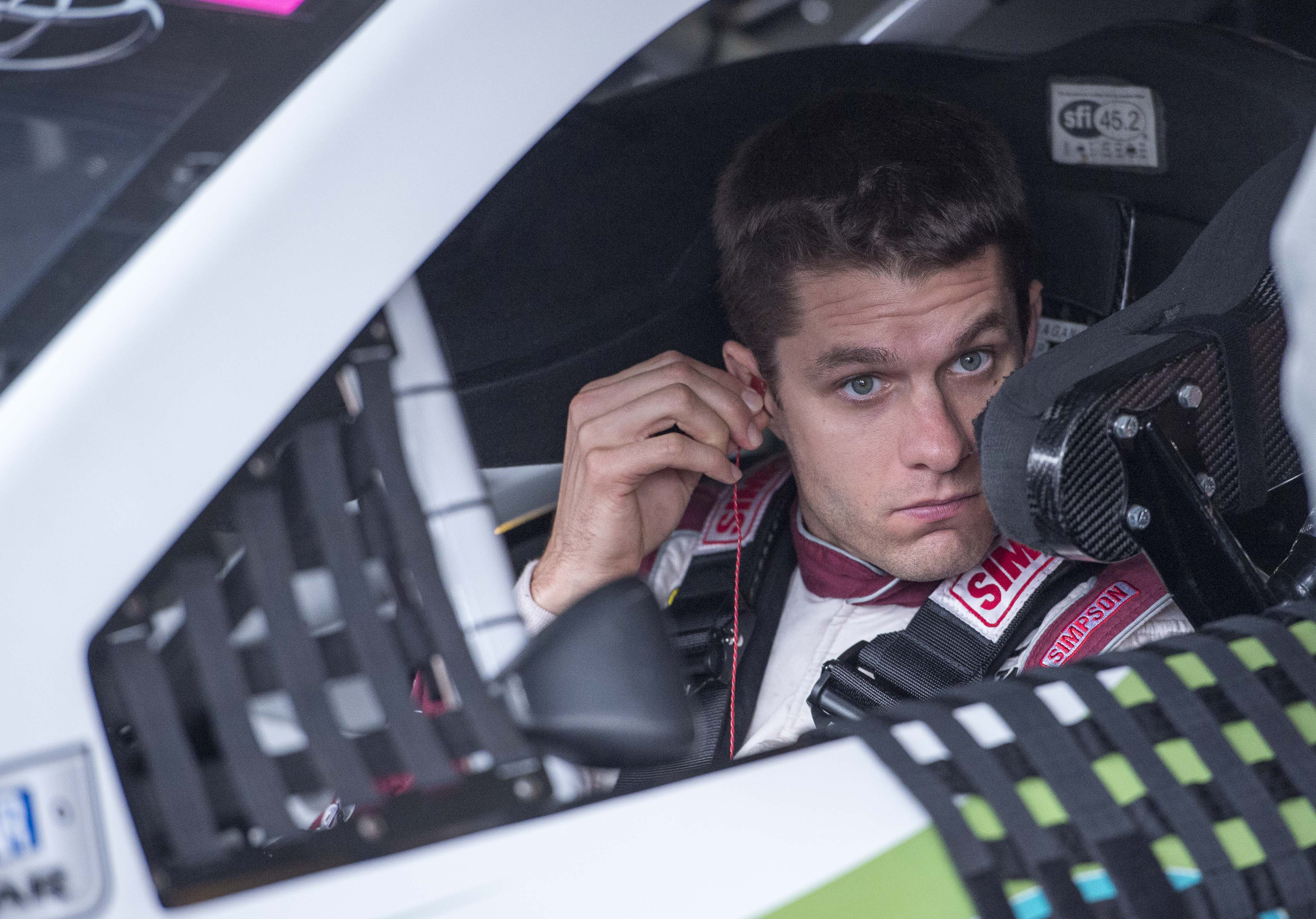 Oct 1, 2016; Dover, DE, USA; Sprint Cup Series driver David Ragan (23) during practice for the Citizen Soldier 400 at Dover International Speedway. Mandatory Credit: Jerome Miron-USA TODAY Sports