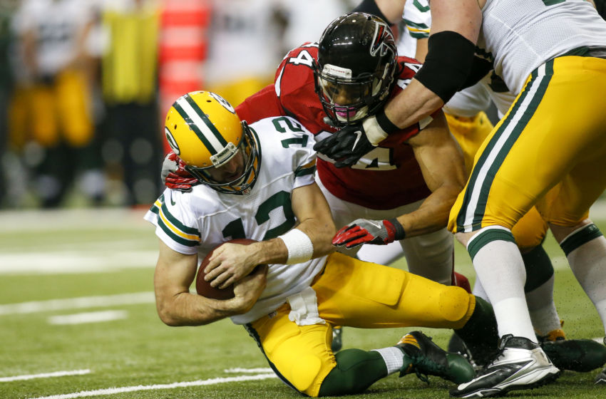 Resultado de imagem para falcons defense vs packers