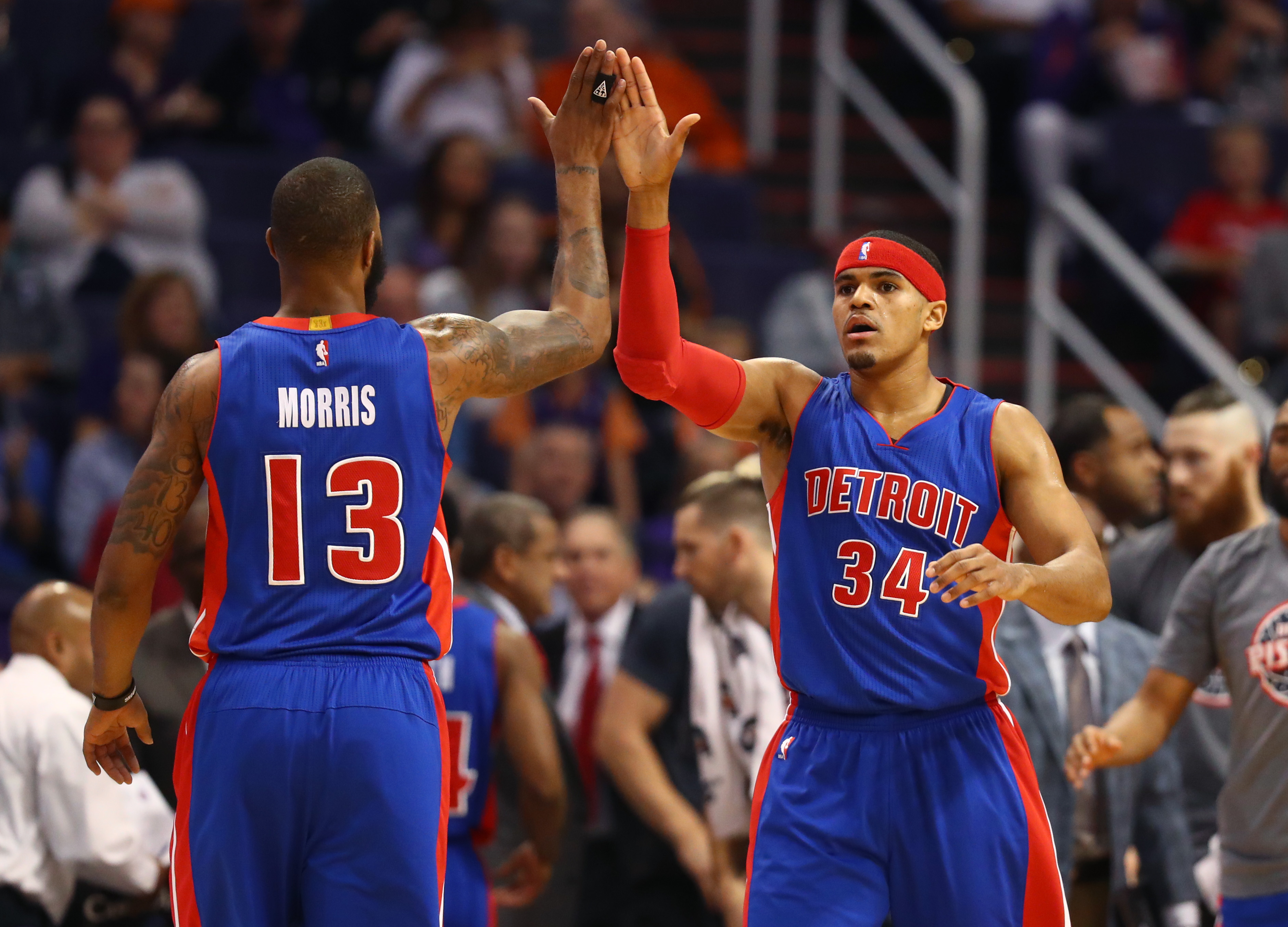 Tobias Harris, Marcus Morris, Detroit Pistons