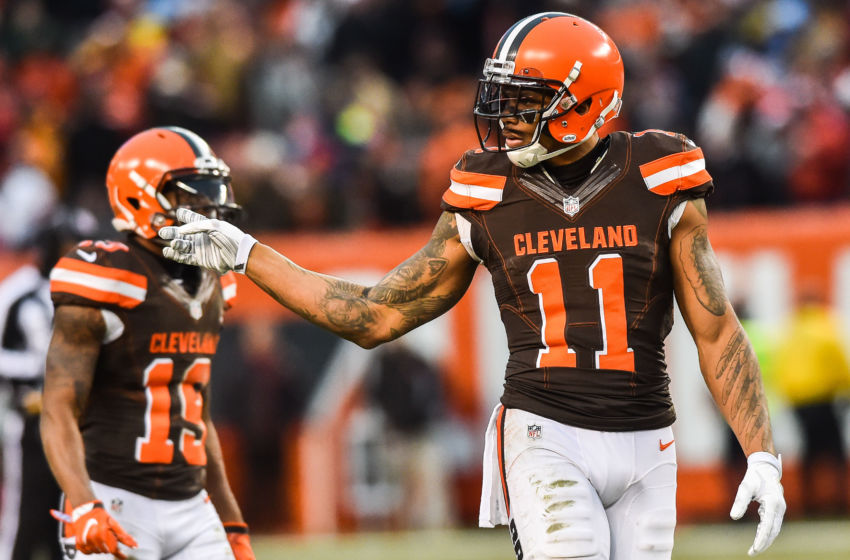 Dec 24, 2016; Cleveland, OH, USA; Cleveland Browns wide receiver Terrelle Pryor (11) during the second half at FirstEnergy Stadium. The Browns won 20-17. Mandatory Credit: Ken Blaze-USA TODAY Sports