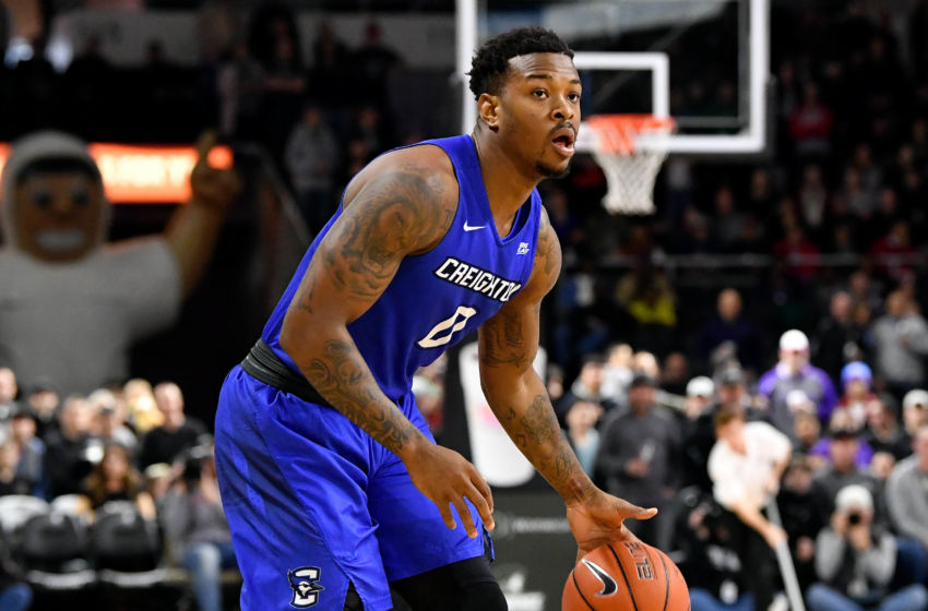 Jan 7, 2017; Providence, RI, USA; Creighton Bluejays guard Marcus Foster (0) dribbles the ball during the first half against the Providence Friars at the Dunkin Donuts Center. Mandatory Credit: Brian Fluharty-USA TODAY Sports