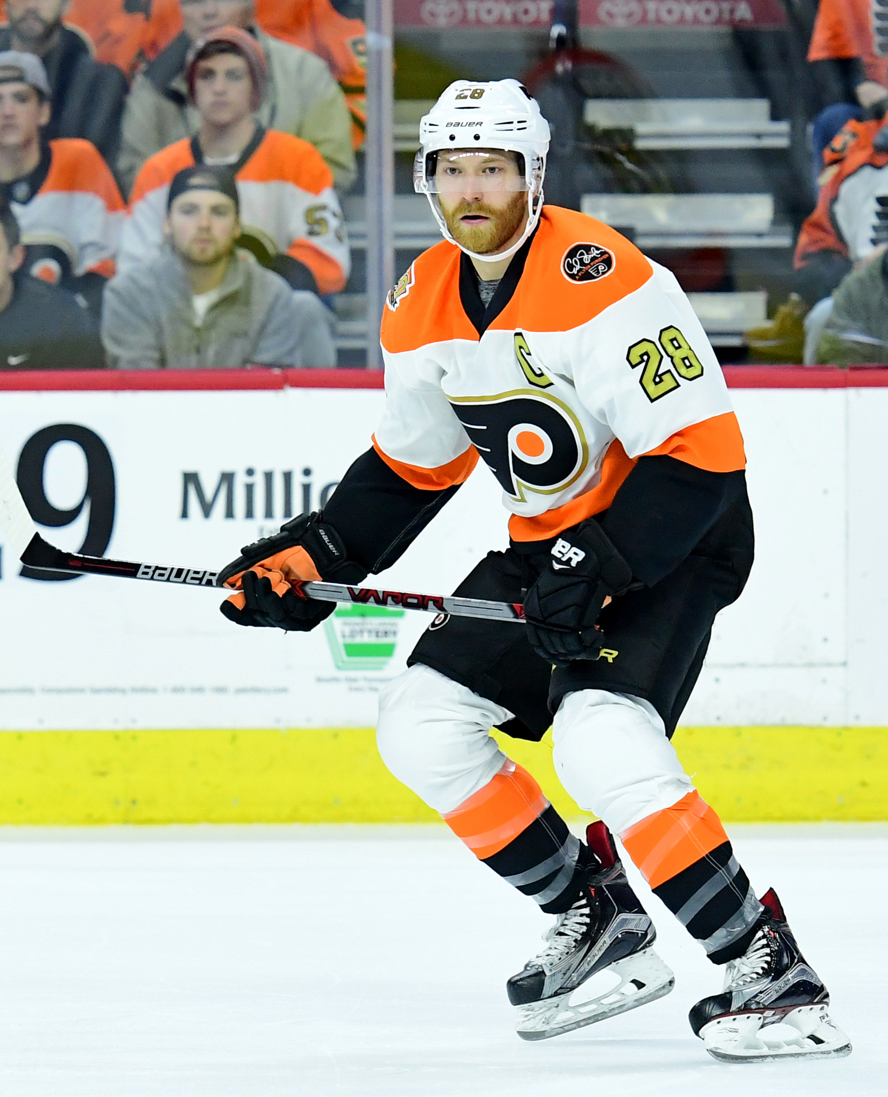 Philadelphia Flyers Captain's Offense Is Down, He's Still Leading Way