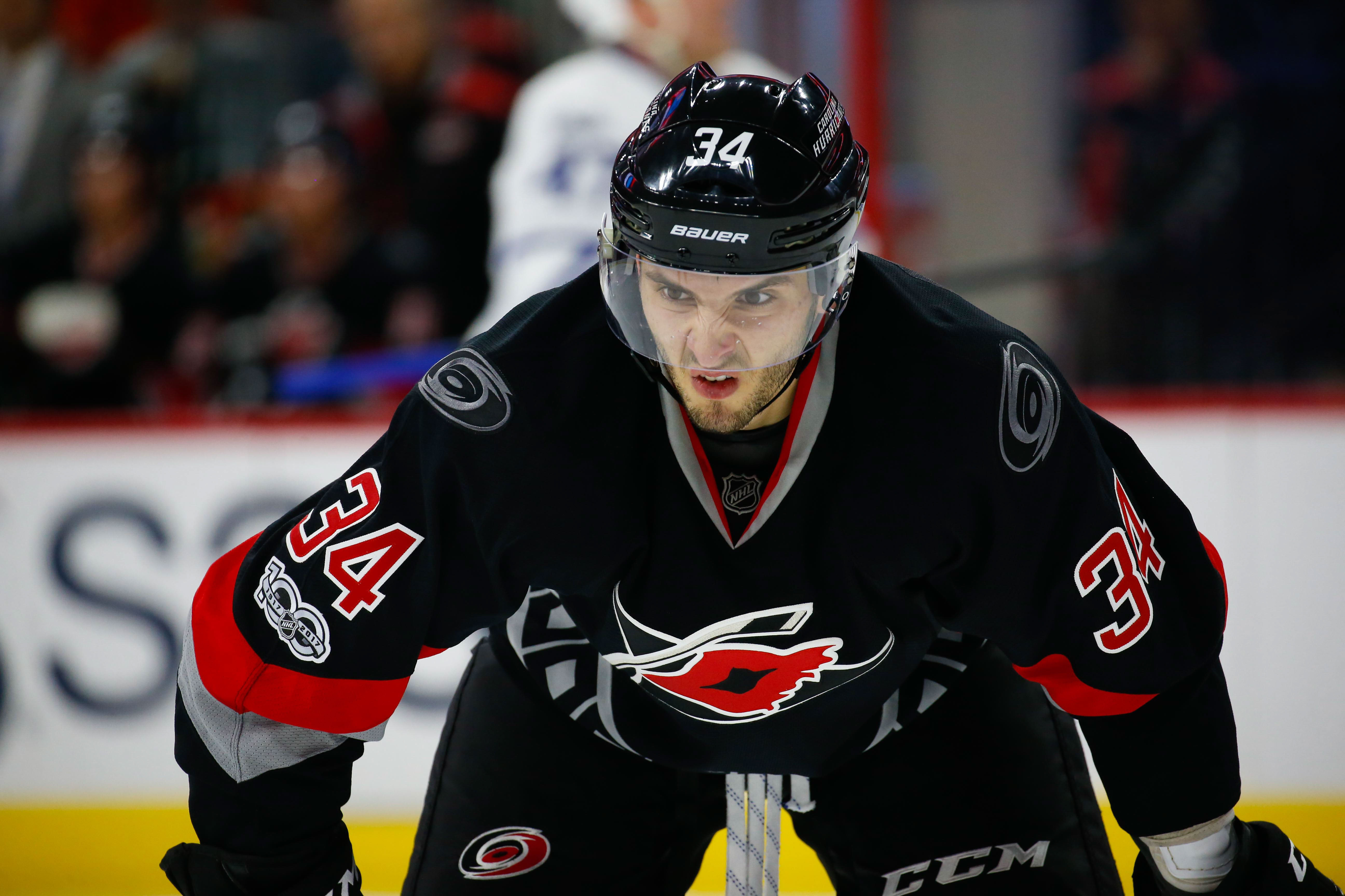 Carolina Hurricanes Forwards Phil Di Giuseppe and Brock McGinn Are