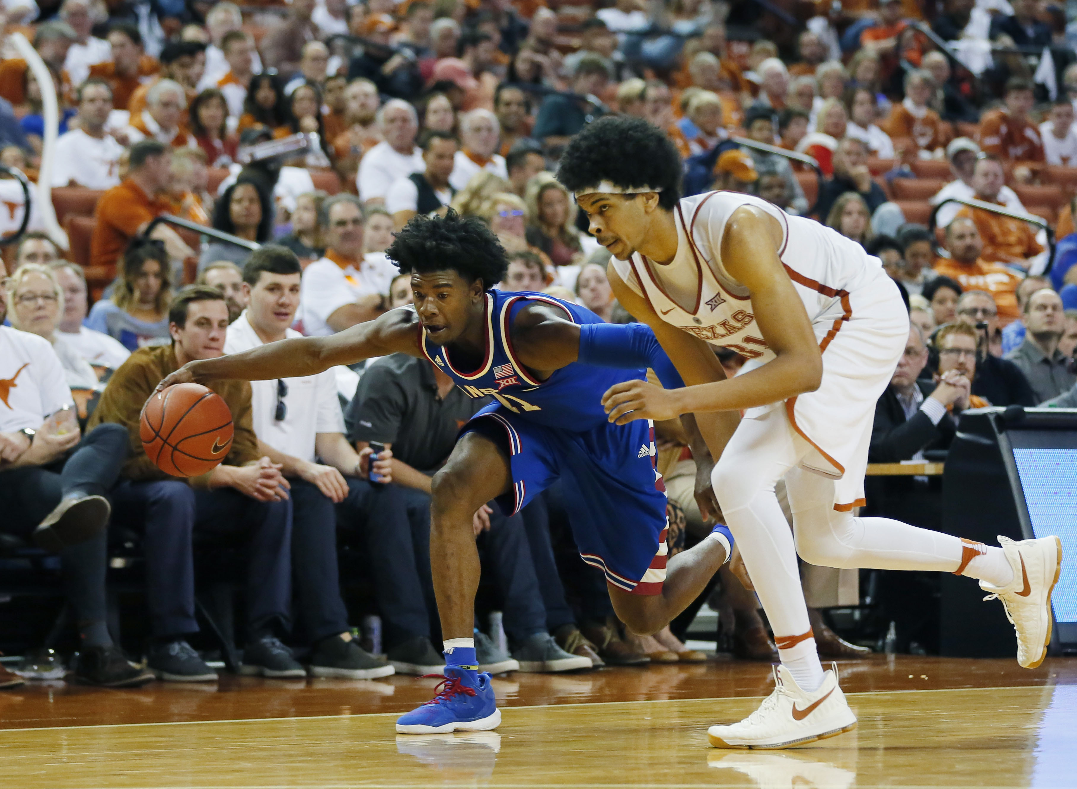 Texas Basketball Unable to Stay With Kansas in Latest Home Loss3632 x 2659