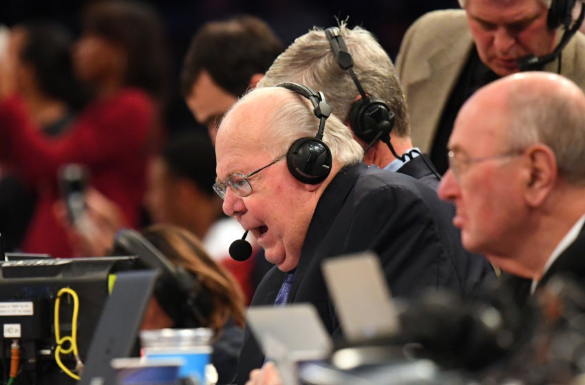 Verne Lundquist calling his final CBS basketball game today