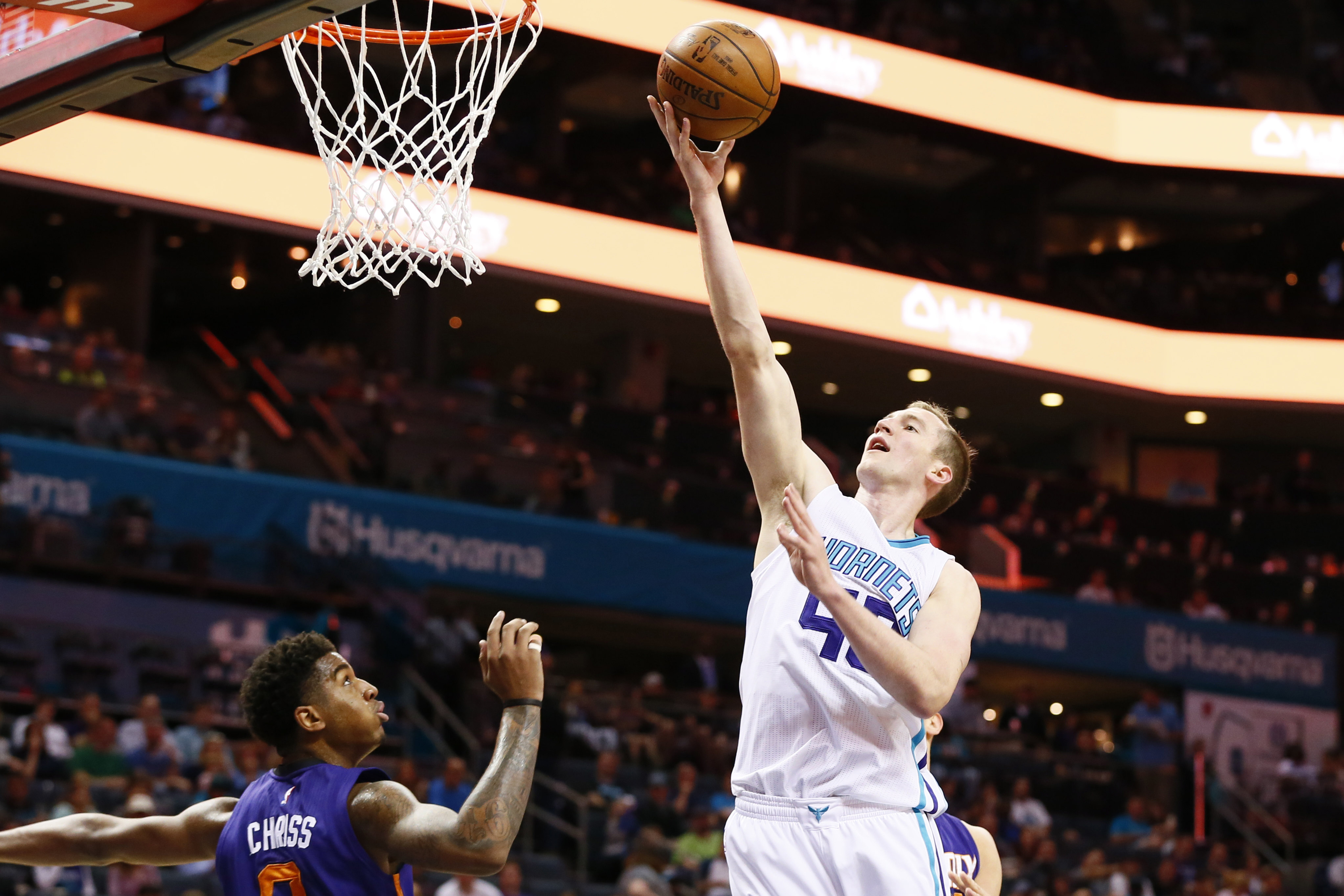 Cody Zeller dunks over young star Nikola Jokic in Charlotte