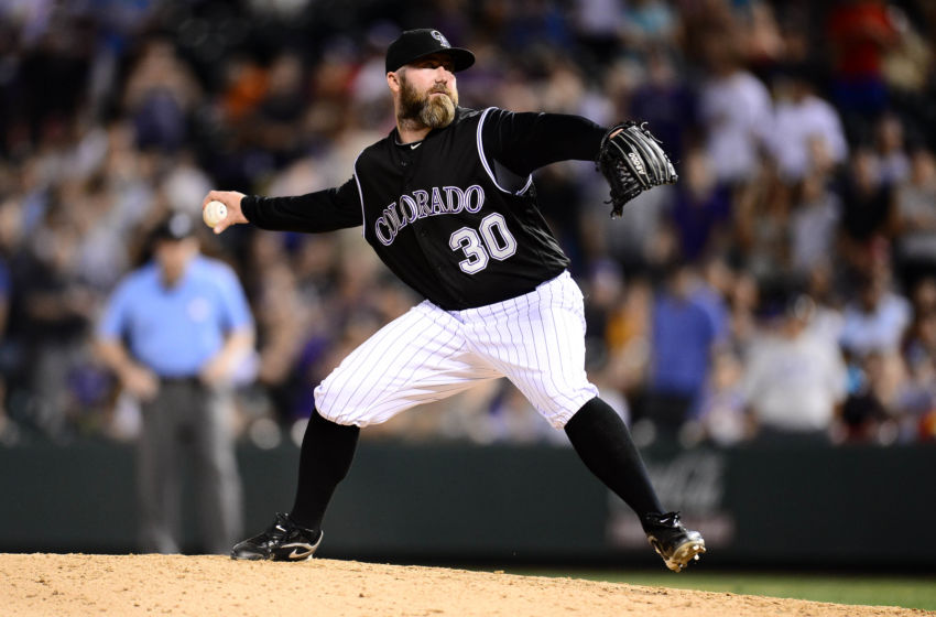 Jason Motte of the Colorado Rockies