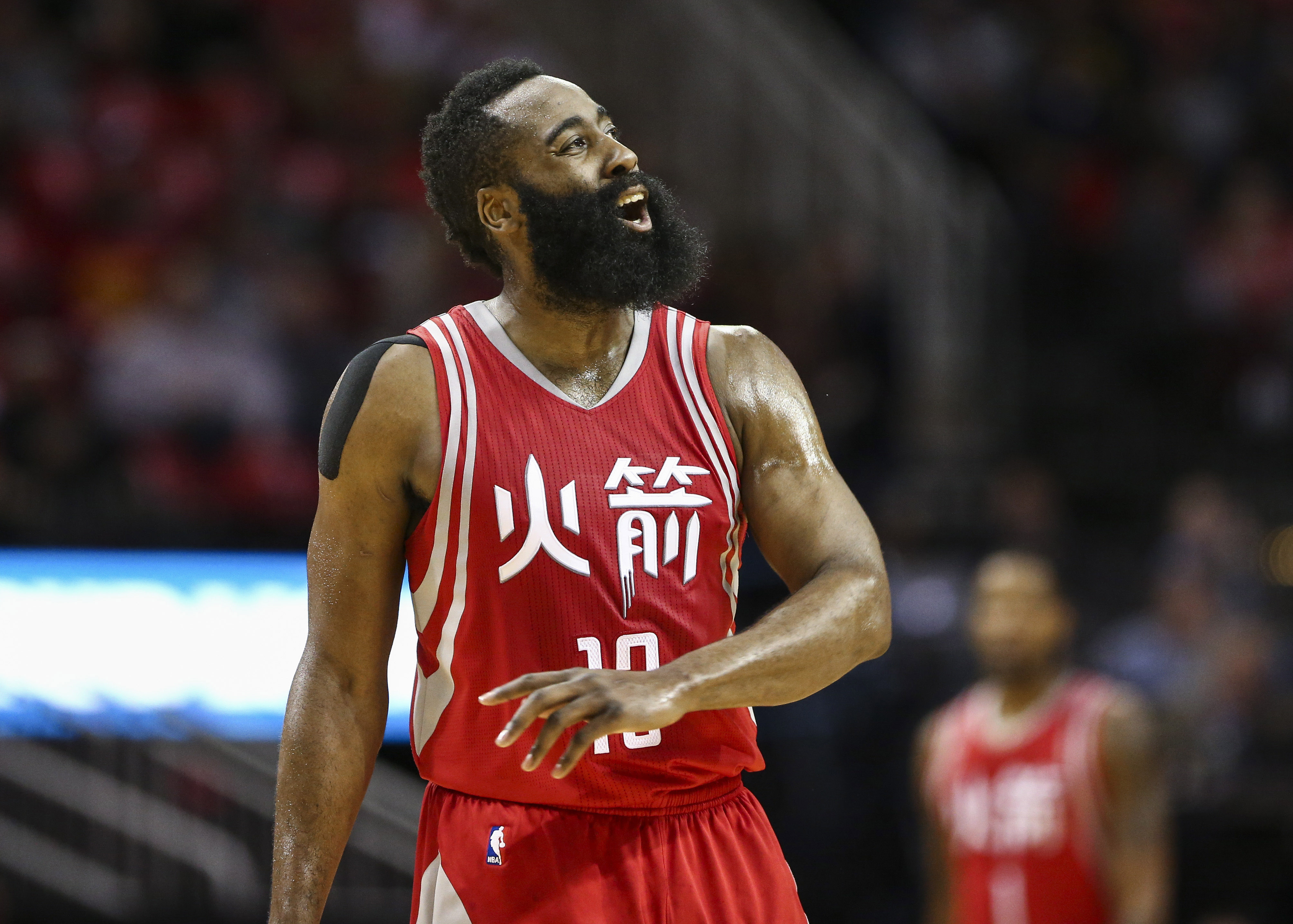 James Harden draws foul climbing on Michael Carter-Williams' back (Video)