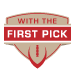  With the First Pick logo