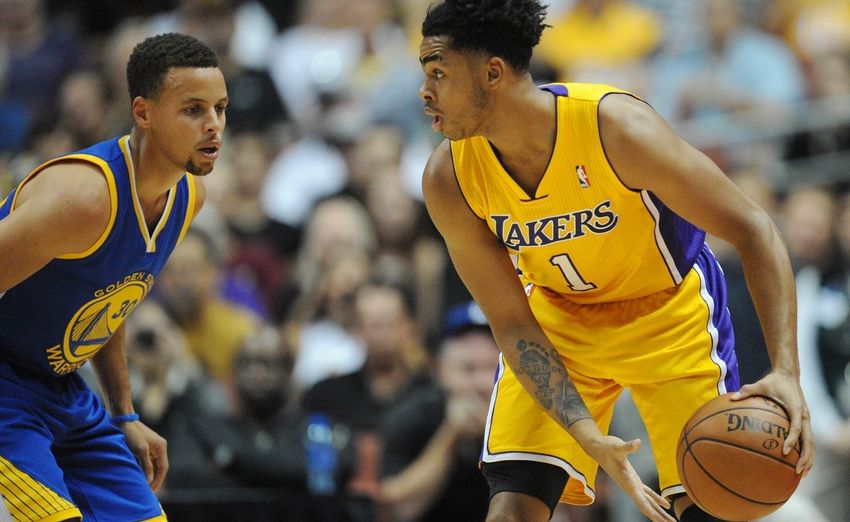 NBA: Preseason-Golden State Warriors at Los Angeles Lakers