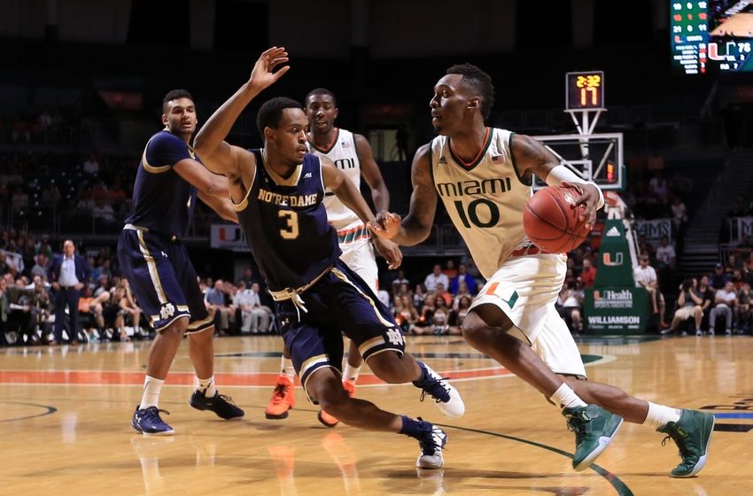 Rodriguez scores 19, No. 7 Miami beats Notre Dame 68-50