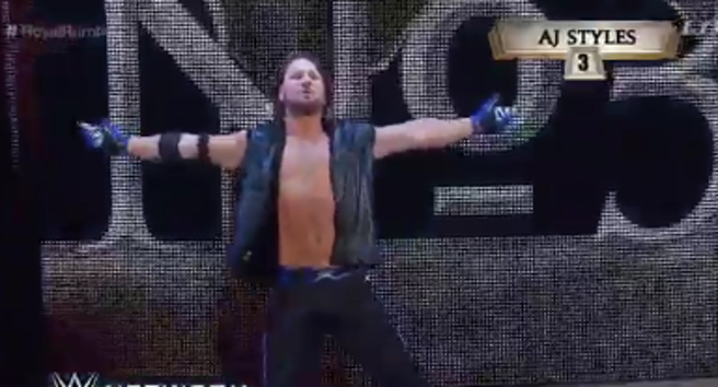 Image result for aj styles royal rumble