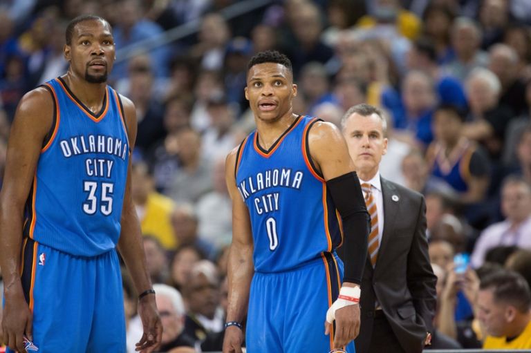 Kevin Durant and Russell Westbrook face swap (Photo)