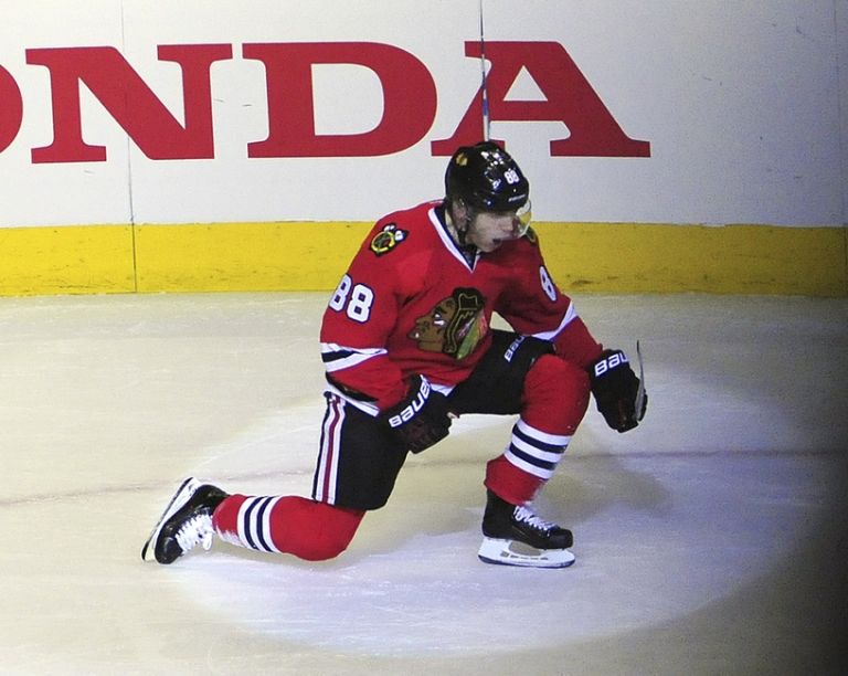 Patrick Kane dangles through stickhandler's playground
