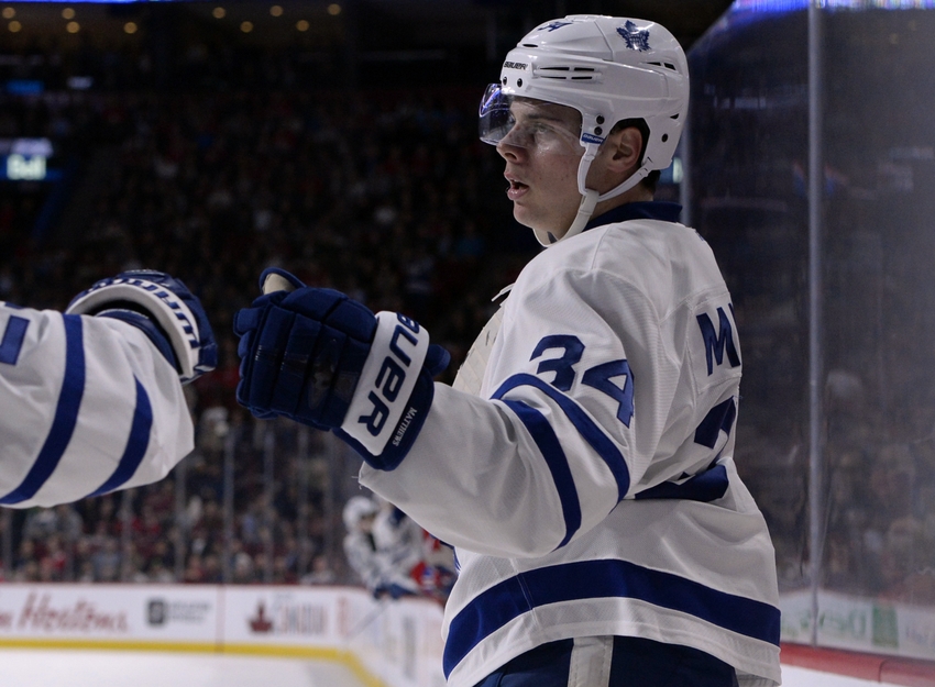 Auston Matthews Scores First Career NHL Goal (Video)