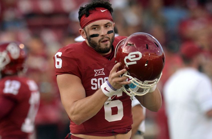 Baker Mayfield thrashes Kansas on 41-yard touchdown to Dede Westbrook ...