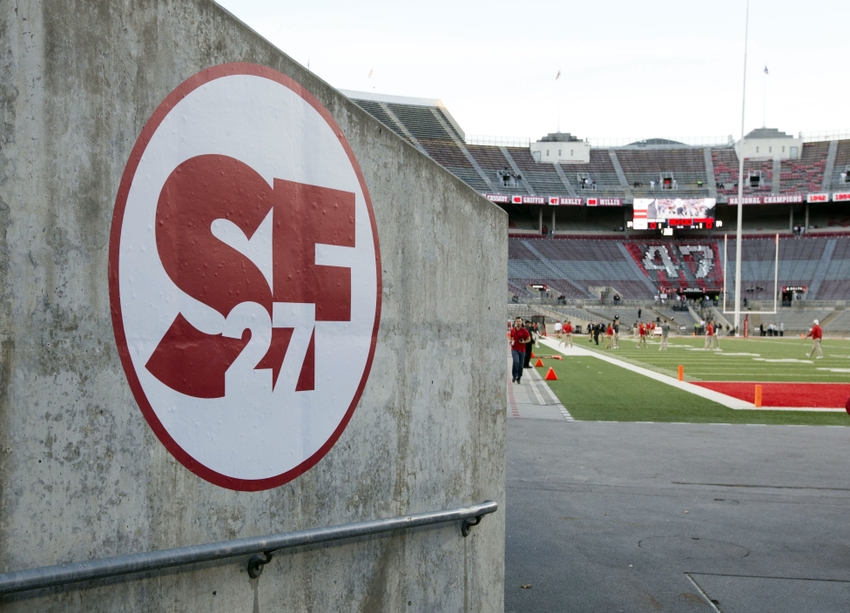 Big Ten honors Sam Foltz and Mike Sadler during coin flip - FanSided - FanSided