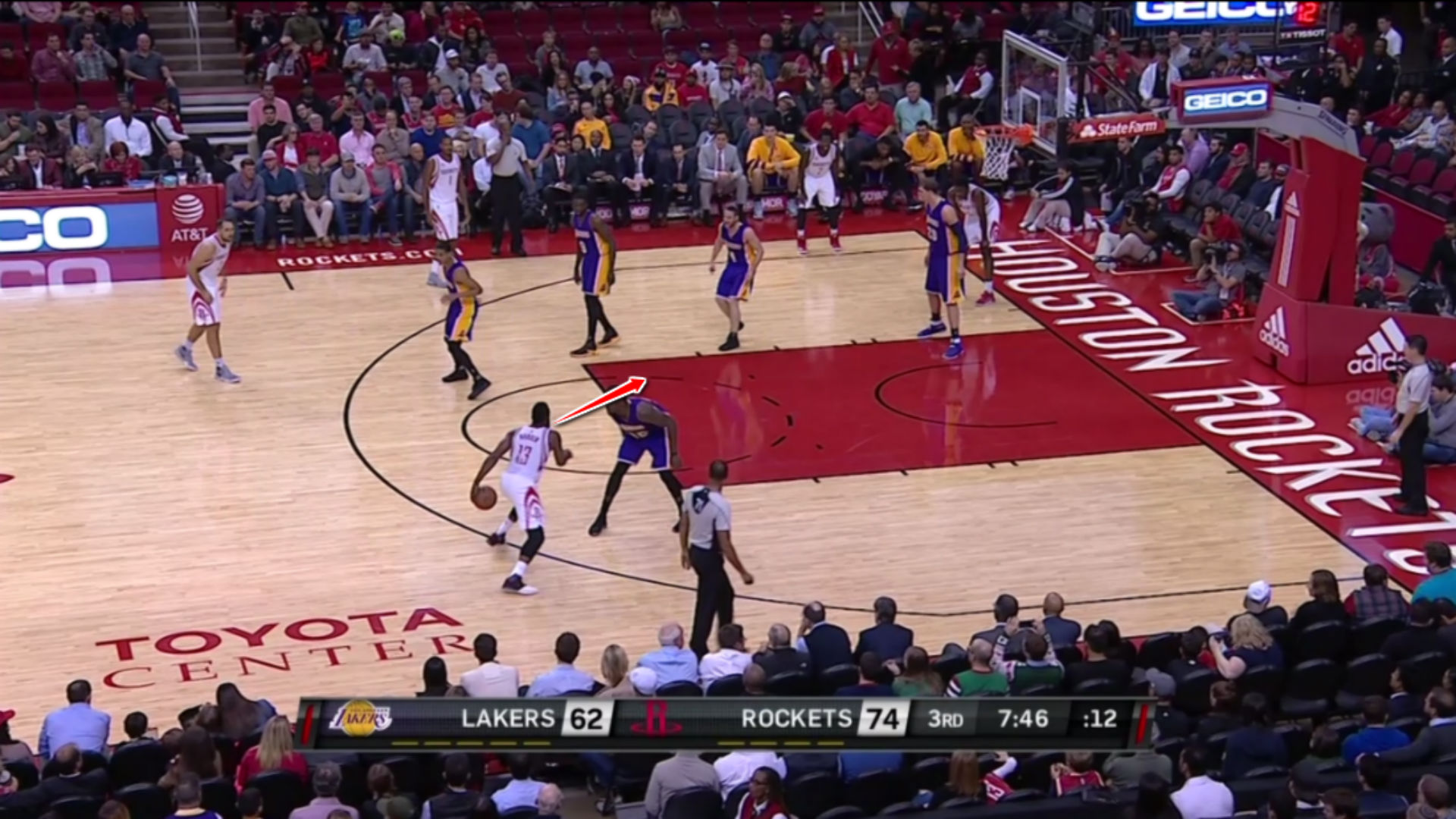 The killer crossover James Harden uses to break defenders