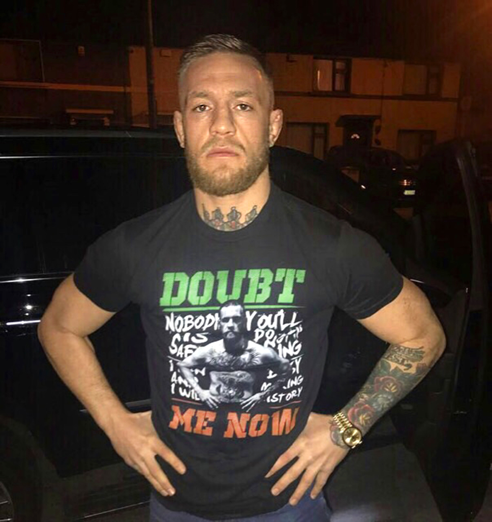 Conor McGregor releases Doubt Me Now apparel campaign