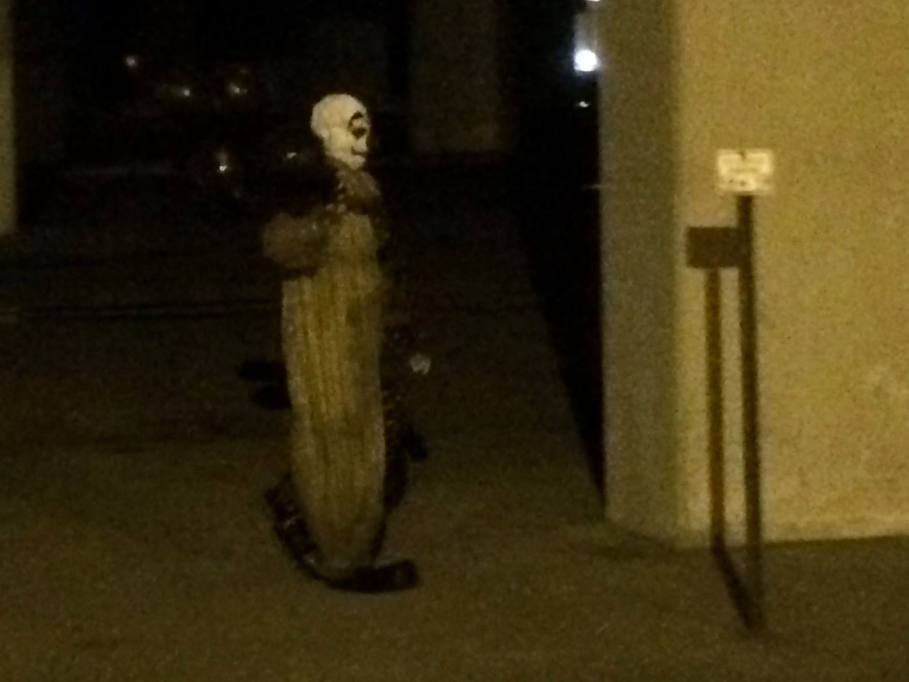 Scary Clown Spotted Lurking in Green Bay at Night Scary Clown Spotted Lurking in Green Bay at Night