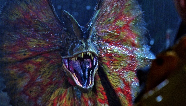dilophosaurus venom spitting dinosaur