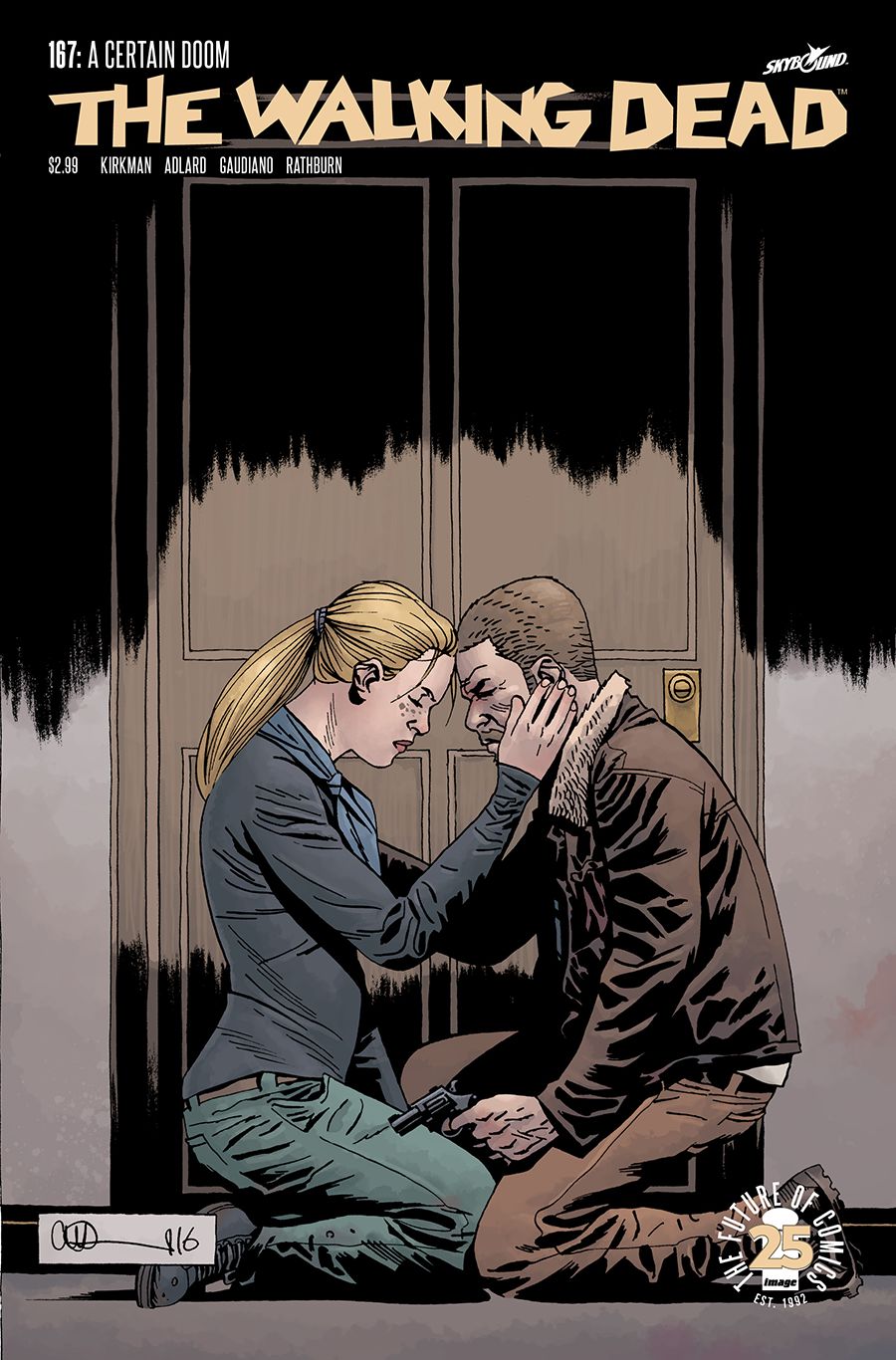 The Walking Dead Issue 167 A Certain Doom Cover Is Worrisome