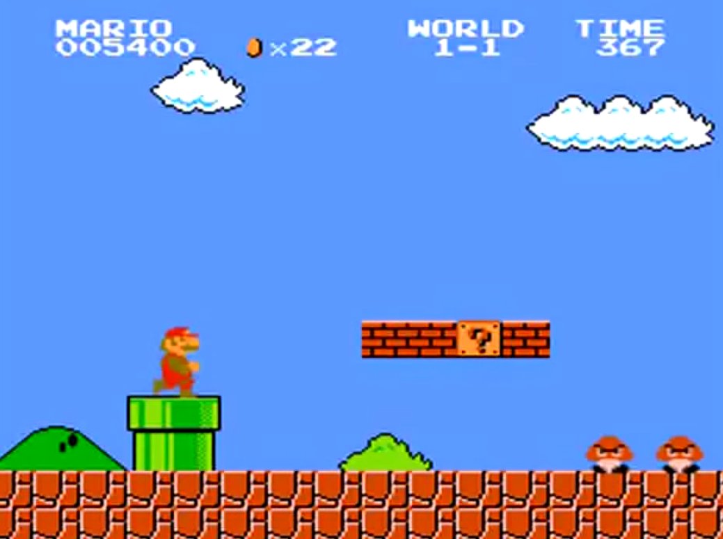 old games Super Mario Bros.